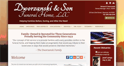 Desktop Screenshot of dworzanskifuneralhome.com